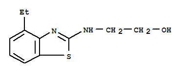 (9ci)-2-[(4-乙基-2-苯并噻唑)氨基]-乙醇結(jié)構(gòu)式_78291-07-3結(jié)構(gòu)式