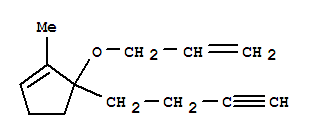 (9ci)-5-(3-丁炔基)-1-甲基-5-(2-丙烯基氧基)-環(huán)戊烯結構式_783321-84-6結構式