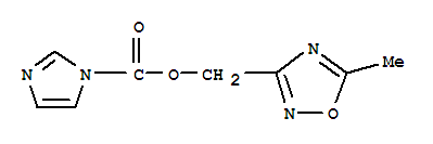 (9ci)-1H-咪唑-1-羧酸-(5-甲基-1,2,4-噁二唑-3-基)甲酯結(jié)構(gòu)式_784148-73-8結(jié)構(gòu)式