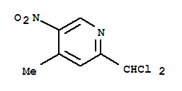 (9CI)-2-(二氯甲基)-4-甲基-5-硝基-吡啶結構式_784173-76-8結構式