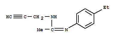 (9ci)-n-(4-乙基苯基)-n-2-丙炔-鹽酸乙脒結(jié)構(gòu)式_785018-43-1結(jié)構(gòu)式