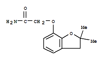 (9ci)-2-[(2,3-二氫-2,2-二甲基-7-苯并呋喃)氧基]-乙酰胺結(jié)構(gòu)式_785711-82-2結(jié)構(gòu)式