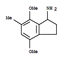 1H-inden-1-amine,2,3-dihydro-4,7-dimethoxy-6-methyl-(9ci)Structure,785717-80-8Structure 1H-inden-1-amine,2,3-dihydro-4,7-dimethoxy-6-methyl-(9ci) Structure,785717-80-8Structure