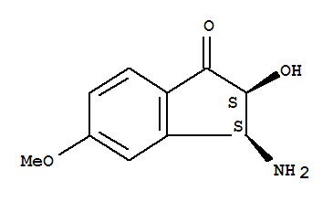 順式-(9ci)-3-氨基-2,3-二氫-2-羥基-5-甲氧基-1H-茚-1-酮結(jié)構(gòu)式_785749-29-3結(jié)構(gòu)式