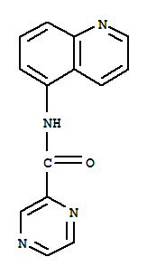 (9CI)-N-5-喹啉-吡嗪羧酰胺結構式_785819-27-4結構式