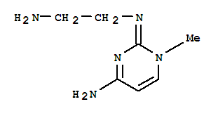 (9ci)-n-(4-氨基-1-甲基-2(1h)-嘧啶)-1,2-乙烷二胺結(jié)構(gòu)式_786586-27-4結(jié)構(gòu)式