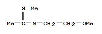 (9ci)-n-(2-甲氧基乙基)-n-甲基-乙烷硫代酰胺結(jié)構(gòu)式_786685-92-5結(jié)構(gòu)式