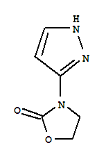 2-Oxazolidinone,3-(1h-pyrazol-3-yl)-(9ci) Structure,786700-22-9Structure