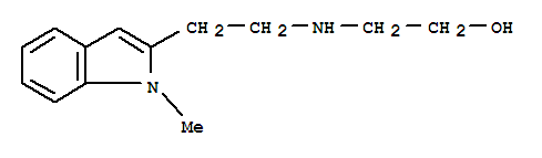(9ci)-2-[[2-(1-甲基-1H-吲哚-2-基)乙基]氨基]-乙醇結(jié)構(gòu)式_787497-23-8結(jié)構(gòu)式