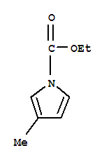 1H-pyrrole-1-carboxylicacid,3-methyl-,ethylester(9ci) Structure,78805-15-9Structure