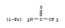 2,2,2-三氟-N,N-雙(1-甲基乙基)-乙烷硫代酰胺結(jié)構(gòu)式_78904-42-4結(jié)構(gòu)式