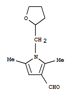 2,5-二甲基-1-[(四氫-2-呋喃)甲基]-(9ci)-1H-吡咯-3-羧醛結(jié)構(gòu)式_790263-33-1結(jié)構(gòu)式