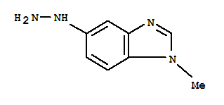 1H-benzimidazole,5-hydrazino-1-methyl-(9ci)Structure,791012-59-4Structure 1H-benzimidazole,5-hydrazino-1-methyl-(9ci) Structure,791012-59-4Structure