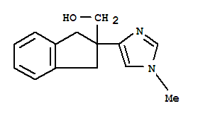 1H-indene-2-methanol,2,3-dihydro-2-(1-methyl-1h-imidazol-4-yl)-(9ci)Structure,791553-00-9Structure 1H-indene-2-methanol,2,3-dihydro-2-(1-methyl-1h-imidazol-4-yl)-(9ci) Structure,791553-00-9Structure