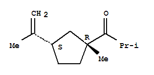 (9ci)-2-甲基-1-[(1r,3s)-1-甲基-3-(1-甲基乙烯)環(huán)戊基]-1-丙酮結(jié)構(gòu)式_791620-50-3結(jié)構(gòu)式