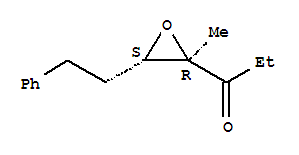 rel-(9ci)-1-[(2r,3s)-2-甲基-3-(2-苯基乙基)環(huán)氧乙烷]-1-丙酮結(jié)構(gòu)式_791809-45-5結(jié)構(gòu)式