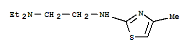 (9ci)-N,N-二乙基-n-(4-甲基-2-噻唑)-1,2-乙烷二胺結(jié)構(gòu)式_792150-67-5結(jié)構(gòu)式