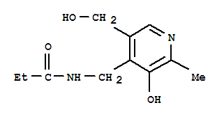 (9CI)-N-[[3-羥基-5-(羥基甲基)-2-甲基-4-吡啶]甲基]-丙酰胺結(jié)構(gòu)式_792153-41-4結(jié)構(gòu)式