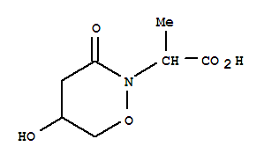 四氫-5-羥基--alpha--甲基-3-氧代-2H-1,2-噁嗪-2-乙酸結(jié)構(gòu)式_792180-85-9結(jié)構(gòu)式