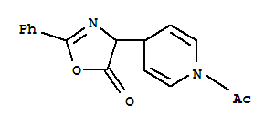 (9CI)-1-乙?；?4-(4,5-二氫-5-氧代-2-苯基-4-噁唑)-1,4-二氫-吡啶結(jié)構(gòu)式_79305-12-7結(jié)構(gòu)式