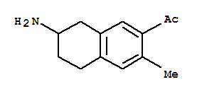 Ethanone, 1-(7-amino-5,6,7,8-tetrahydro-3-methyl-2-naphthalenyl)-(9ci)Structure,793652-59-2Structure Ethanone, 1-(7-amino-5,6,7,8-tetrahydro-3-methyl-2-naphthalenyl)-(9ci) Structure,793652-59-2Structure