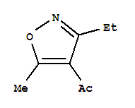 Ethanone, 1-(3-ethyl-5-methyl-4-isoxazolyl)-(9ci)Structure,79379-86-5Structure Ethanone, 1-(3-ethyl-5-methyl-4-isoxazolyl)-(9ci) Structure,79379-86-5Structure