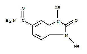 (9ci)-2,3-二氫-1,3-二甲基-2-氧代-1H-苯并咪唑-5-羧酰胺結(jié)構(gòu)式_797770-01-5結(jié)構(gòu)式