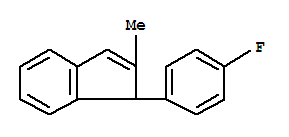 1H-indene,1-(4-fluorophenyl)-2-methyl-(9ci)Structure,798553-54-5Structure 1H-indene,1-(4-fluorophenyl)-2-methyl-(9ci) Structure,798553-54-5Structure