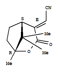 (2e)-(9ci)-[(1r,5s)-1,8,8-三甲基-3-氧代-2-噁雙環(huán)[3.2.1]oct-4-基]-乙腈結(jié)構(gòu)式_798554-33-3結(jié)構(gòu)式