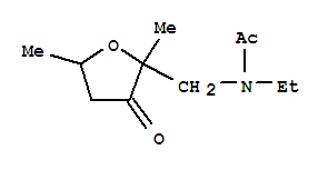 (5ci)-n-乙基-n-(四氫-2,5-二甲基-3-氧代糠基)-乙酰胺結(jié)構(gòu)式_799248-10-5結(jié)構(gòu)式