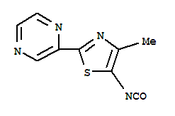 (9CI)-(5-異氰酰基-4-甲基-2-噻唑)-吡嗪結(jié)構(gòu)式_799283-95-7結(jié)構(gòu)式