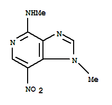 1H-imidazo[4,5-c]pyridin-4-amine,n,1-dimethyl-7-nitro-(9ci) Structure,799780-76-0Structure