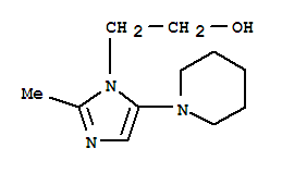 1H-imidazole-1-ethanol,2-methyl-5-(1-piperidinyl)-(9ci)Structure,799814-14-5Structure 1H-imidazole-1-ethanol,2-methyl-5-(1-piperidinyl)-(9ci) Structure,799814-14-5Structure