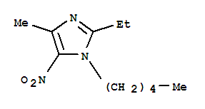 (8ci)-2-乙基-4-甲基-5-硝基-1-戊基-咪唑結(jié)構(gòu)式_801166-12-1結(jié)構(gòu)式