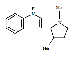 (8ci)-3-(1,3-二甲基-2-吡咯烷)-吲哚結(jié)構(gòu)式_801175-13-3結(jié)構(gòu)式