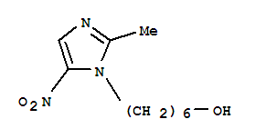 (8ci)-2-甲基-5-硝基-咪唑-1-己醇結(jié)構(gòu)式_801993-67-9結(jié)構(gòu)式