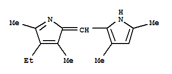 (8ci)-2-[(4-乙基-3,5-二甲基-2H-吡咯-2-基)甲基]-3,5-二甲基-吡咯結(jié)構(gòu)式_801999-64-4結(jié)構(gòu)式