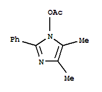 (8ci)-1-乙酰氧基-4,5-二甲基-2-苯基-咪唑結(jié)構(gòu)式_802026-86-4結(jié)構(gòu)式