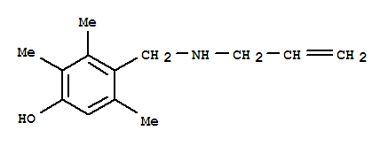 (8ci)-4-[(烯丙基氨基)甲基]-2,3,5-三甲基-苯酚結(jié)構(gòu)式_802050-07-3結(jié)構(gòu)式