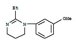 (8CI)-2-乙基-1,4,5,6-四氫-1-(m-甲氧基苯基)-嘧啶結(jié)構(gòu)式_802282-83-3結(jié)構(gòu)式