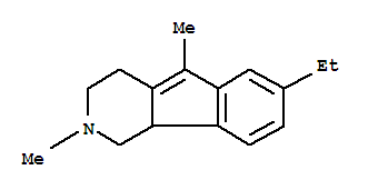 (8ci)-7-乙基-2,3,4,9b-四氫-2,5-二甲基-1H-茚并[1,2-c]吡啶結(jié)構(gòu)式_802887-50-9結(jié)構(gòu)式