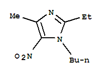 (8ci)-1-丁基-2-乙基-4-甲基-5-硝基-咪唑結構式_803612-60-4結構式
