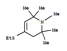 (9ci)-4-(乙基硫代)-1,2,3,6-四氫-1,2,2,6,6-五甲基-吡啶結(jié)構(gòu)式_803637-31-2結(jié)構(gòu)式