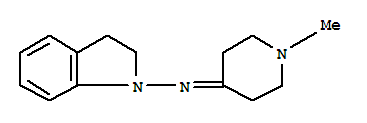 1H-indol-1-amine,2,3-dihydro-n-(1-methyl-4-piperidinylidene)-(9ci)Structure,804445-12-3Structure 1H-indol-1-amine,2,3-dihydro-n-(1-methyl-4-piperidinylidene)-(9ci) Structure,804445-12-3Structure
