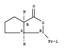 (3r,3as,6ar)-rel-(9ci)-六氫-3-(1-甲基乙基)-1H-環(huán)戊并[c]呋喃-1-酮結(jié)構(gòu)式_804566-56-1結(jié)構(gòu)式