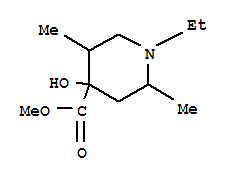 (9ci)-1-乙基-4-羥基-2,5-二甲基-4-哌啶羧酸甲酯結(jié)構(gòu)式_806595-93-7結(jié)構(gòu)式