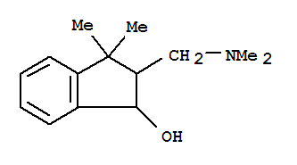 (9ci)-2-[(二甲基氨基)甲基]-2,3-二氫-3,3-二甲基-1H-茚-1-醇結(jié)構(gòu)式_806597-39-7結(jié)構(gòu)式
