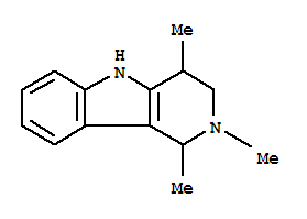 (9ci)-2,3,4,5-四氫-1,2,4-三甲基-1H-吡啶并[4,3-b]吲哚結(jié)構(gòu)式_806617-47-0結(jié)構(gòu)式