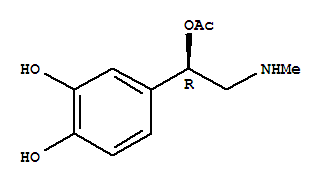 (9ci)-4-[(1r)-1-(乙?；趸?-2-(甲基氨基)乙基]-1,2-苯二醇結(jié)構(gòu)式_806641-73-6結(jié)構(gòu)式