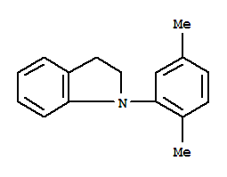 1H-indole,1-(2,5-dimethylphenyl)-2,3-dihydro-(9ci)Structure,810681-79-9Structure 1H-indole,1-(2,5-dimethylphenyl)-2,3-dihydro-(9ci) Structure,810681-79-9Structure